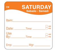 DayMark Safety Systems IT120468-6-SAT DissolveMark Date Coder, etichetta, sabato per DM4 SpeedyMark 20 2-Line marcatura pistola (confezione da 8 rotoli)