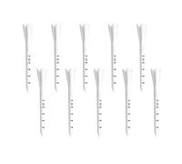 DAYnagh 10 Lunghi Infrangibili Tees Plastica Tees Sostituzione 5 Poti Accessori per Allenamento Principale Allenamento Senza Grazia A Lungo