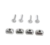 DAYnagh 4 PCS Montano Fuoco T -Nut 8 Mm/6 Mm E Viti Accessori per Navigare per Navigare nella Maggior Parte delle Tracce