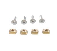 DAYnagh 4 PCS Montano Fuoco T -Nut 8 Mm/6 Mm E Viti Accessori per Navigare per Navigare nella Maggior Parte delle Tracce