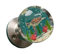 DAYnagh Artistics - Pomello per porta in resina con motivi floreali Natura Inspire Artigianato Decorazione per camera da letto per miglioramento della casa Hardware per la decorazione della casa