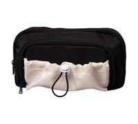 DAYnagh Astuccio estetico a più strati, penna di grande capacità per l'organizzazione di materiale scolastico Scatola multistrato di grande capacità estetica, Nero , Bellezza di massa