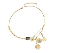 DAYnagh Elegante Celestials Collana Ispirata Collana Portili Gioielli Quotidiani Per Le Occasioni Casuali O Formali Catena Strati E