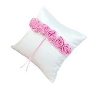 DAYnagh Elegante Porta In Seta Design A Foglia Tessuto Morbido Per La Decorazione Nozze Cuscino Per Fedi Nuziali