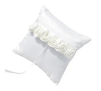 DAYnagh Elegante Porta In Seta Design A Foglia Tessuto Morbido Per La Decorazione Nozze Cuscino Per Fedi Nuziali