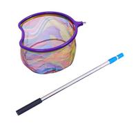 DAYnagh Pesca Net Pising Attrezzatura per Bambini Bambini 120 Cm Maniglia Telescopica Manico per Atterraggio Pesci Sicuri Cattura Insetti Sicuri