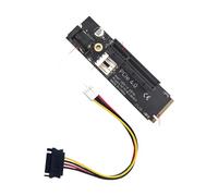 DAYnagh Scheda Alimentazione PCIe 4X Adattatore Espansione PCIE per Accessori per Trasmissione dei Dati del Computer Elaborazione dei Dati