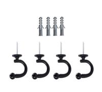 DAYnagh Strategia Moderna Ganci per Tende in Alluminio Disposizione Rapida Negazione della Perforazione Richiesta Soluzione Salvaspazio Flessibile Ganci Flessibili Tende La Casa