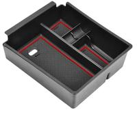 DAYOTIE Compatibile con Hyundai per Tucson 2022 Contenitore Portaoggetti per Bracciolo Centrale per Auto Accessori per Interni Automobilistici Box Bracciolo Console(Red)