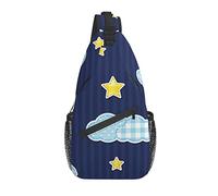 Daypack Sling Bag Psychedelic Sea Turtle Chest Shoulder Zaino Elegante tracolla a tracolla