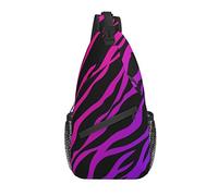 Daypack Sling Bag Psychedelic Sea Turtle Chest Shoulder Zaino Elegante tracolla a tracolla