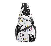 Daypack Sling Bag Psychedelic Sea Turtle Chest Shoulder Zaino Elegante tracolla a tracolla