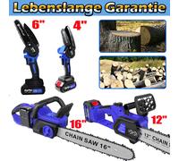 DayPlus 21V 4/6/12 "motosega a batteria sega a catena elettrica portatile sega da potatura portatile cesoie da potatura per potatore di rami ricaricabili