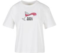 Days Beyond Maglietta da donna Bad & Bozzy Tee XS Bianco