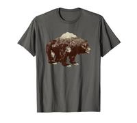 Days Gone Bear-Shaped Forest Landscape Vintage Logo Maglietta