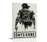Days Gone Poster artistici anti schizzi per soggiorno e camera da letto, dipinti da appendere adatti per più scenari, non c'è bisogno di perforare, facile da installare, adatto per regali e uso