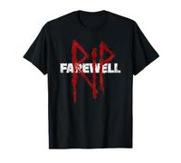 Days Gone RIP Farewell Distressed Big Chest Logo Maglietta