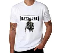 Days Gone T-Shirt Animal Print Shirt t Shirts Cat Shirts Mens Graphic t-Shirts Funny White XL