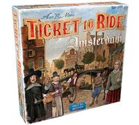 Days of Wonder,Ticket to Ride Amsterdam Board Game, Family Board Game, Board Game for Adults and Family, Train Game, Ages 8+, For 2 to 4 Players - versione olandese