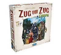 Days of Wonder Ticket to Ride - Europe 15th Anniversary | Gioco per famiglie | Gioco da tavolo | 2-5 giocatori | Da 8+ anni | 45+ minuti - versione tedesca