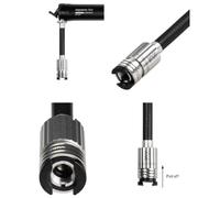 Daysaver Adattatore Per Valvola Presta/schrader Black / Silver