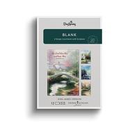 Dayspring - Biglietti d'auguri vuoti Thomas Kinkade - 4 design assortimento con scritture - versione King James - 12 biglietti in scatola e buste (U1205)