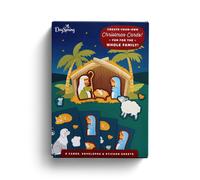 DaySpring - Nativity Sticker Cards - 8 DIY Christmas Cards, Envelopes and 8 Chri