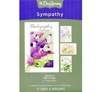 DaySpring - Nature's Blessings by Marjolein Bastin - Simpatia - 12 biglietti e buste (4 motivi assortiti con scrittura) (J3355)