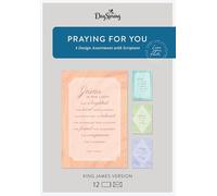 DaySpring - Praying for You King James Version - 4 assortimenti di design con scritture (12 cartoline e buste) (J5120)