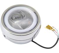 DAYTONA 88634 LED HEADLIGHT CAPSULE120 SIDE CHROME FARO COMPLETO CAPSULE
