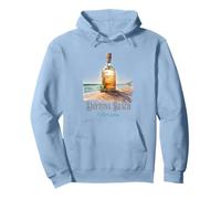 Daytona Beach Florida Rum Bottiglia Acquerello Beach Design Felpa con Cappuccio