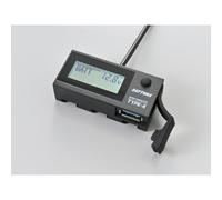 Daytona Caricabatteria Moto USB-A Impermeabile Voltmetro PD3.0 Alimentatore 18W