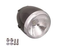 Daytona, faro anteriore vintage da 5-3/4". Nero con anello cromato.