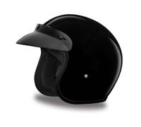 Daytona Helmets 3/4 Open Face Motorcycle Helmet - DOT Approved [Hi-Glo