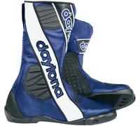 Daytona Security Evo G3 Stivali da moto, nero-bianco-blu, taglia 47 per maschi