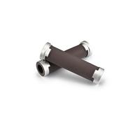 Daytona, set di impugnature base. Manubrio marrone/argento da 7/8"