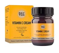 DAYTOX - Vitamin C Cream | Crema viso idratante con vitamina C - riduce macchie scure, rughe e iperpigmentazione - testata dermatologicamente, vegan, senza siliconi e parabeni - 50ml