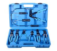 DAYUAN 9 pezzi Fascetta Clip Pinze Set Attrezzi Estrattore Universale Tubo Girevole Jaw Piatto Angolato Band Automotive Tool Kit Di Accessori Per Auto