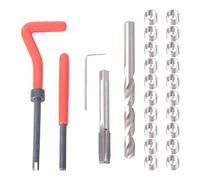 DAYUAN Kit di riparazione filettatura M9x1.25mm Helicoil Restoring Thread Strumenti di riparazione Kit inserto filo Kit di utensili manuali compatibili per la riparazione automatica