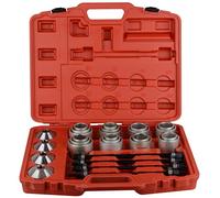 DAYUAN Kit Professionale di Manicotti a Pressione da Tirare 28 Pezzi per Rimuovere boccole boccole Cuscinetti guarnizioni - Rosso