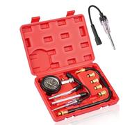 DAYUAN Set di 9 tester di compressione, tester di compressione, per controllare la compressione del motore, misurare, per auto, M10, M12, M14, M18, 0-20 bar e 0-300 psi