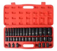 DAYUAN Set di chiavi a bussola da 1/2", set da 35 pezzi, 10-32 mm e 8-32 mm