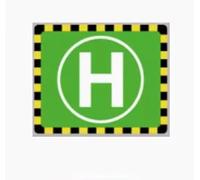 DAYUDDRICAR C138 BEL206 RC Helicopter Landing Pad Parte di Ricambio for Riparazione di Elicotteri Giocattolo RC