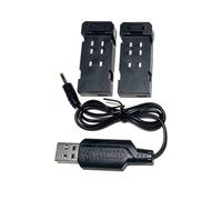 DAYUDDRICAR Drone Battery Kit, for LSRC XT6 4K Drone Spare Part Kit 3.7V 500mAh Drone Lipo Battery with USB Charger Cable Part Replacement for LSRC XT6 4K Drone Accessories