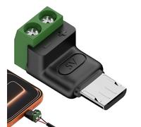 Dayysiuy Adattatore Da USB C A USB,Maschio 2 Pin Blocco Terminali,Connettore di Ricarica Type C Maschio a Terminale a Crimpatura 2 Pin - Per Industriale Scientifico Fai Da Te Riparazione Ricarica