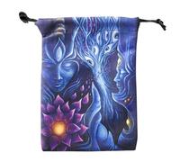 Dayysiuy Borsa Per Tarocchi | Portamazzi Velvet Per Carte Divinatorie - Custodia Mazzo Vintage Gotica Carina Per Gioielli Principianti Lettura Divinazione Halloween Amore