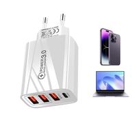 Dayysiuy Caricatore USB C a Muro, Blocco Ricaricabatterie Multiuso Rapido, Convertitore Elettronico per Casa Ufficio Viaggi e Regalo
