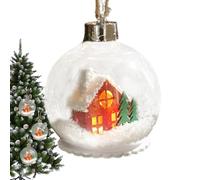 Dayysiuy Decorazioni Per Palline Di Natale - Decorazioni a con Luce LED,Addobbi A Forma Di Pallina - Per La Casa Le Feste Invernali L'Interno E L'Esterno Le Festività E L'Albero Di Natale