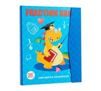 Dayysiuy Frazione Magnetica - Set Educativo Per Imparare La Matematica,Giocattolo Didattico Per Bambini Da 4 Anni - Adatto Per Classe Asilo Gruppo Scuola Elementare Casa