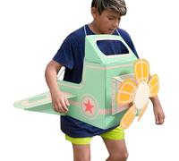 Dayysiuy Kit Aereo In Cartone - Aereo Giocattolo Per Foto,Costume Gioco Di Ruolo Per Bambini Scuola Materna Casa Interazione Genitore Figlio Maschio Femmina